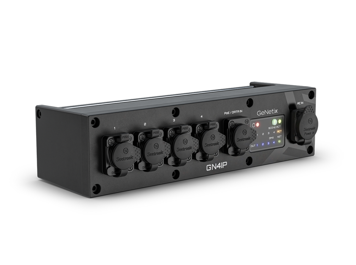ChamSys GeNetix GN4IP - Nodo Ethernet-DMX de 4 puertos