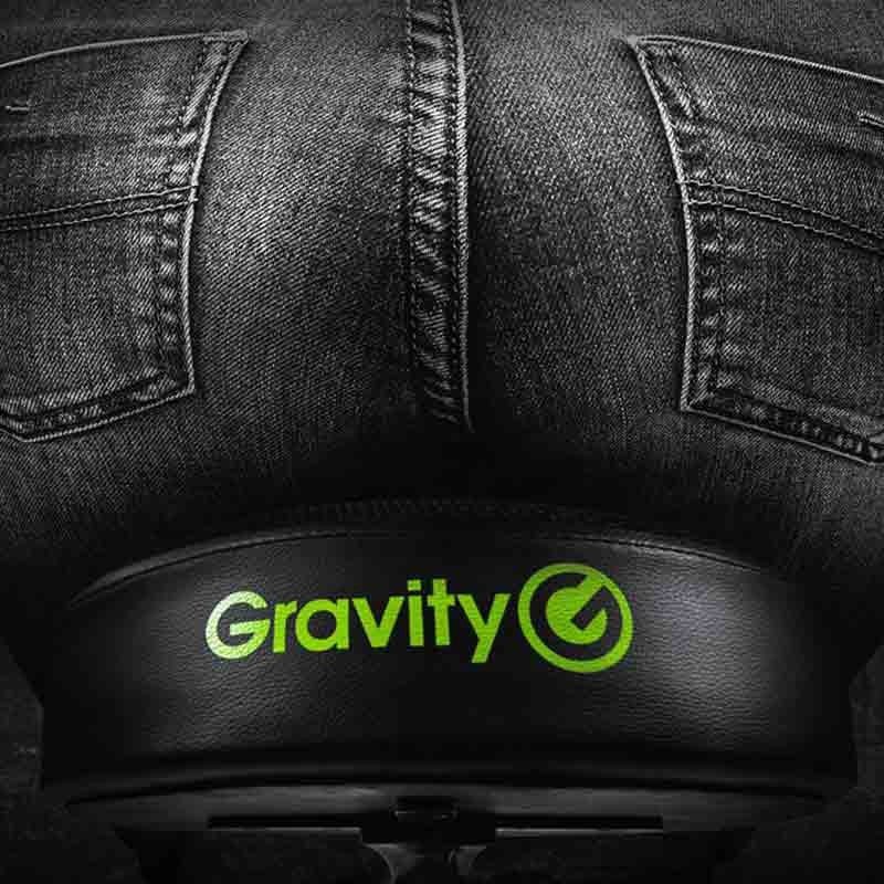 Gravity GFDSEAT1 - Taburete Redondo Plegable de Altura Ajustable - Tempo Shop