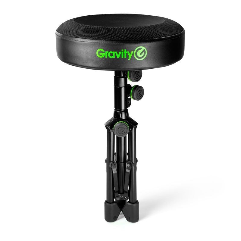 Gravity GFDSEAT1 - Taburete Redondo Plegable de Altura Ajustable - Tempo Shop