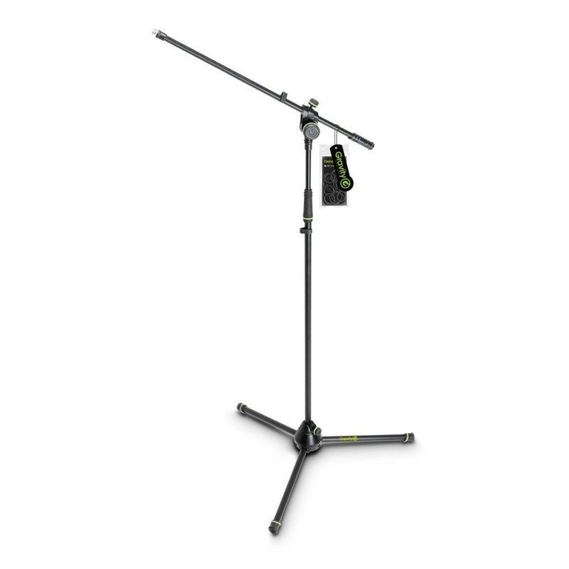 Gravity MS 4321 B - Pie de micrófono con trípode y brazo jirafa - Tempo Shop