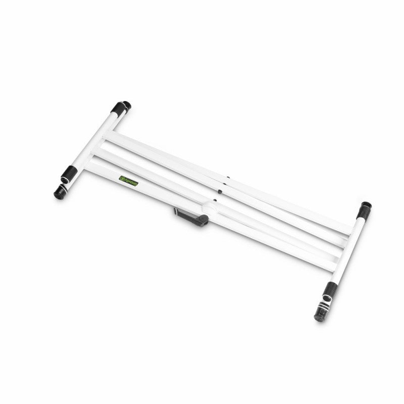 Gravity GKSX2W - Soporte de Teclado Tijera Doble Blanco