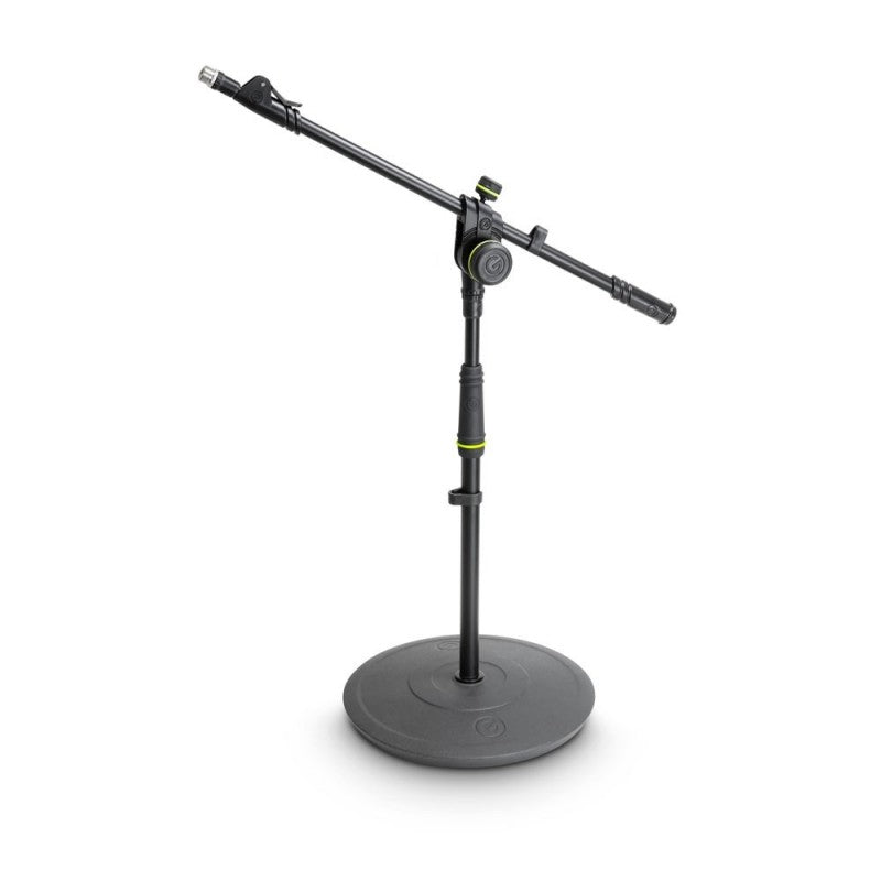 Gravity MS 2222 B - Pie de micrófono corto con base redonda