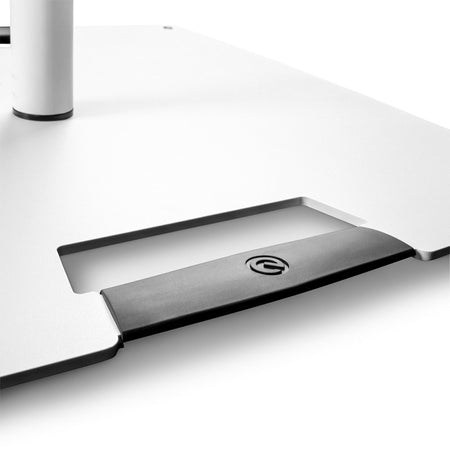 Gravity LS 431 W - Soporte de luz blanco con base cuadrada