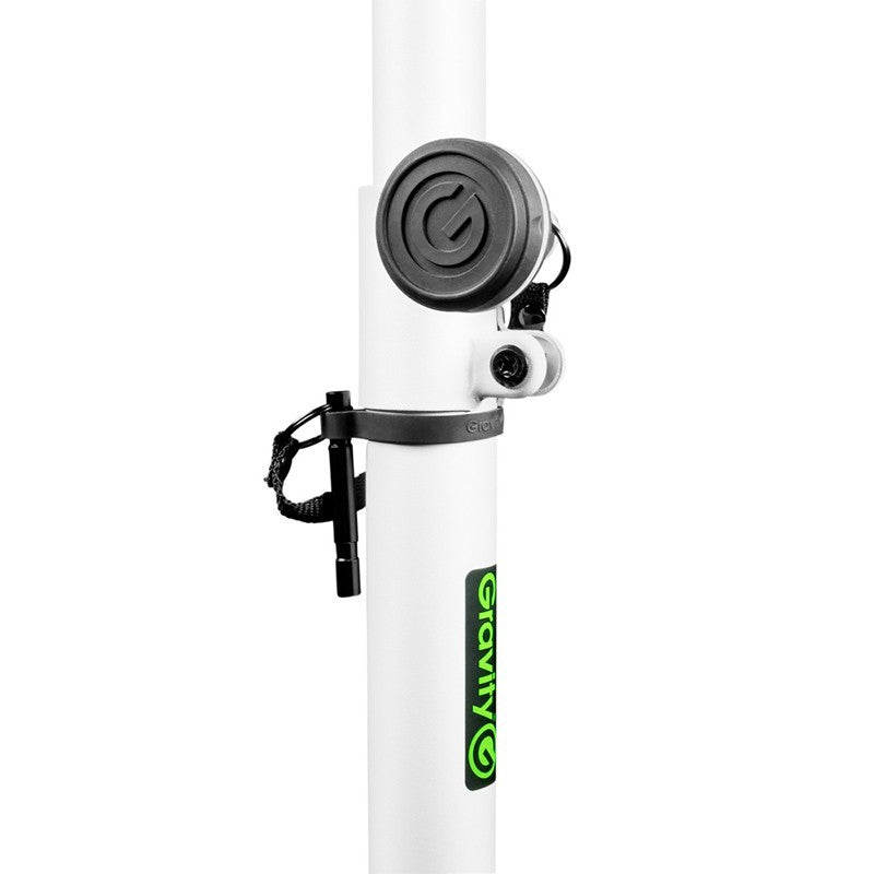 Gravity LS 431 W - Soporte de luz blanco con base cuadrada