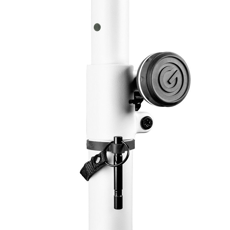 Gravity LS 431 W - Soporte de luz blanco con base cuadrada