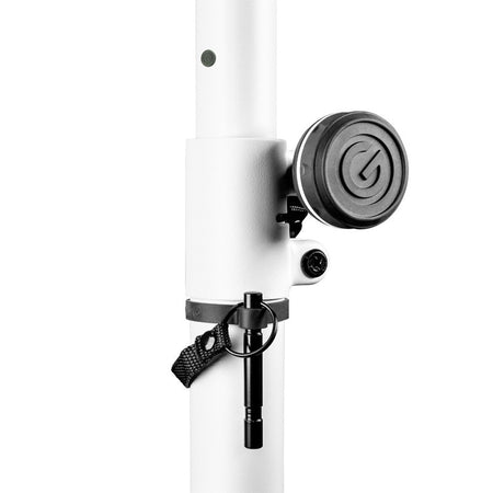 Gravity LS 431 W - Soporte de luz blanco con base cuadrada