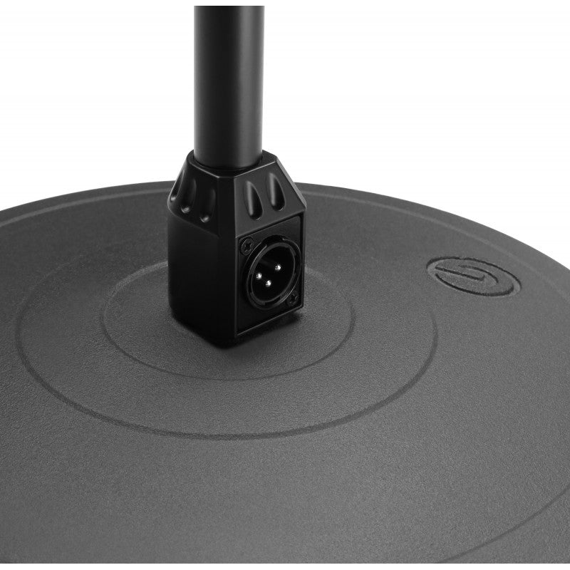 Gravity GMS23XLRB - Soporte de micrófono con cuello de cisne y XLR