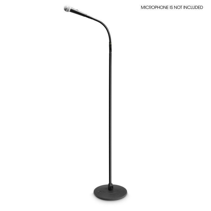 Gravity GMS23XLRB - Soporte de micrófono con cuello de cisne y XLR