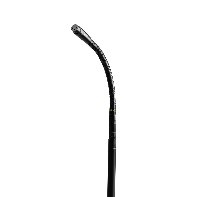 Gravity GMS23XLRB - Soporte de micrófono con cuello de cisne y XLR