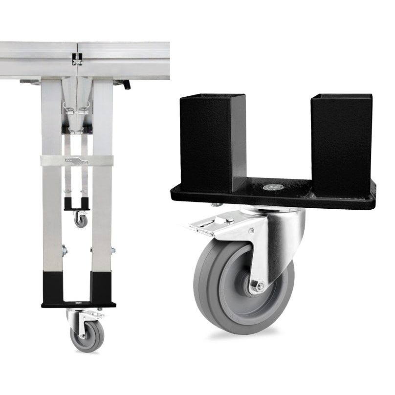 GUIL APF-2/5 - Adaptador con rueda giratoria con freno para 2 tarimas - Tempo Shop