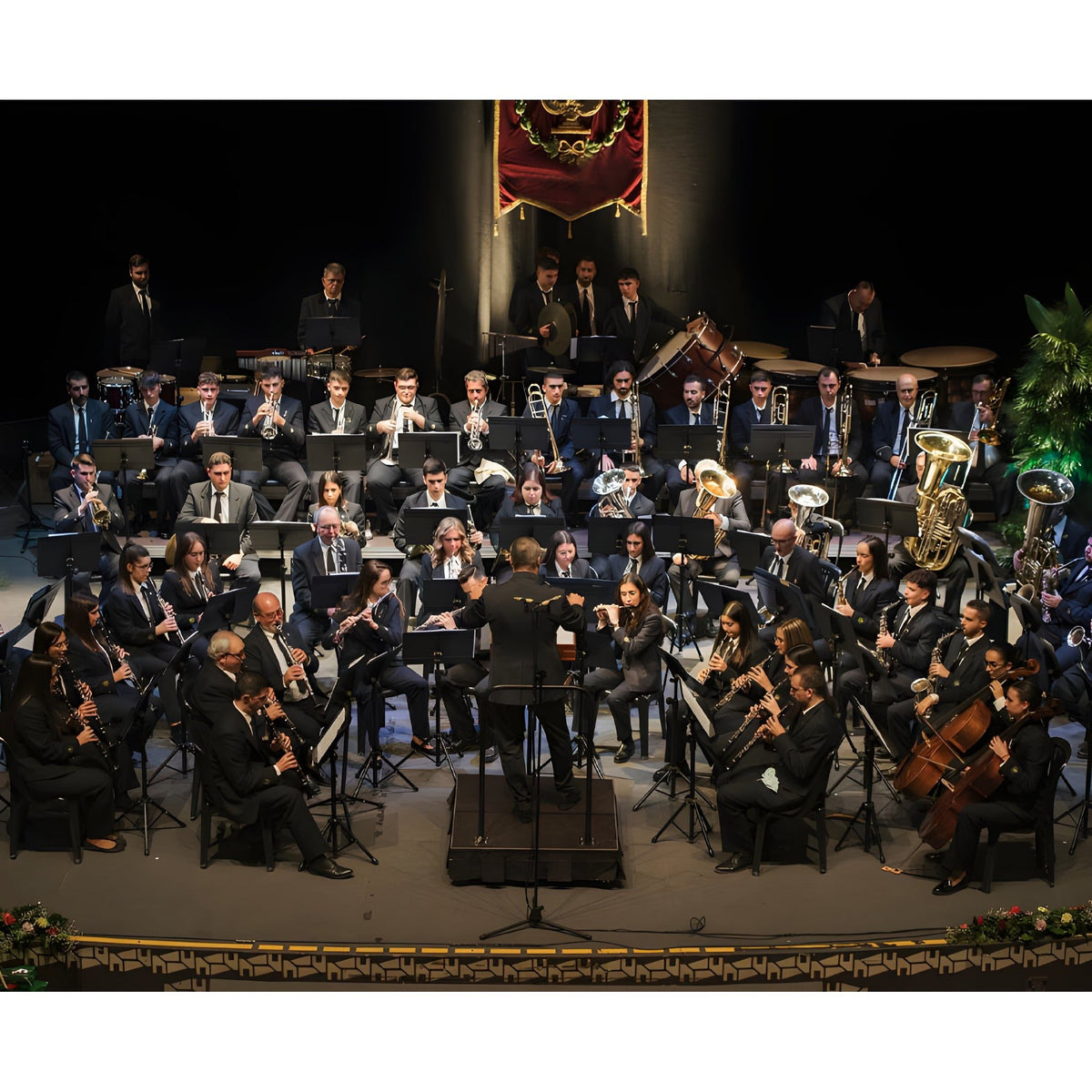 GUIL AT-12 - Atril de orquesta de gran calidad para uso profesional - Tempo Shop
