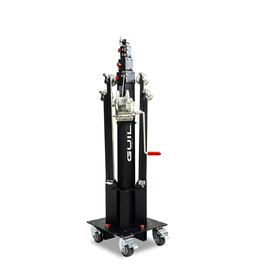 GUIL ELC-755 - Torre de elevación de carga superior. Base con ruedas con freno - Tempo Shop
