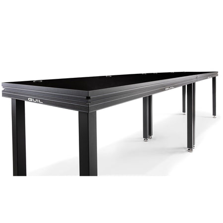 GUIL MDJ-6/N - Mesa para DJ / Mesa de ingeniero de sonido de aluminio de 400 x 80 cm. Color negro (PATAS NO INCLUIDAS) - Temp