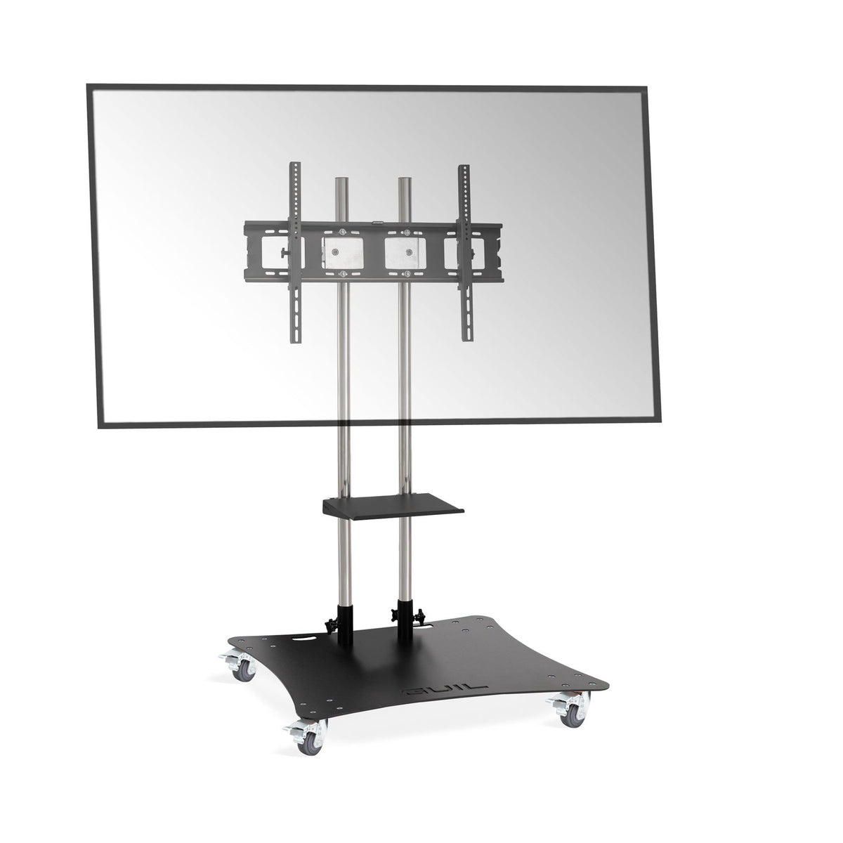 GUIL PTR-100 - Soporte móvil para pantallas de hasta 100″. Bandeja incluida - Tempo Shop