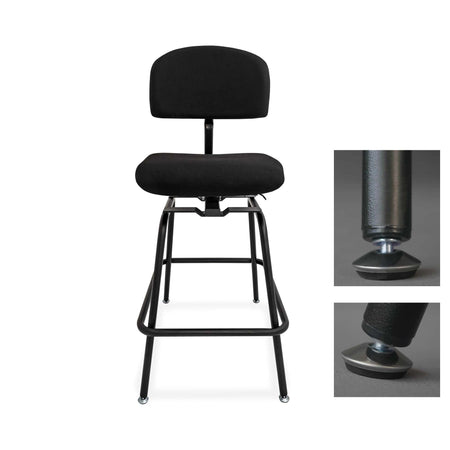 GUIL SL-21 - Silla alta para contrabajista, percusionista y director de orquesta. Con reposapiés - Tempo Shop