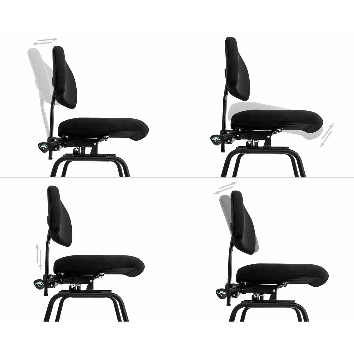 GUIL SL-21 - Silla alta para contrabajista, percusionista y director de orquesta. Con reposapiés - Tempo Shop
