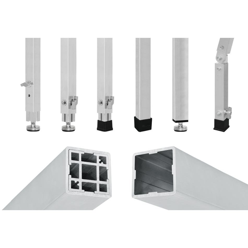 GUIL TM440-M - Tarima con panel de metacrilato transparente (20 mm) (PATAS NO INCLUIDAS) (Copia) - Tempo Shop