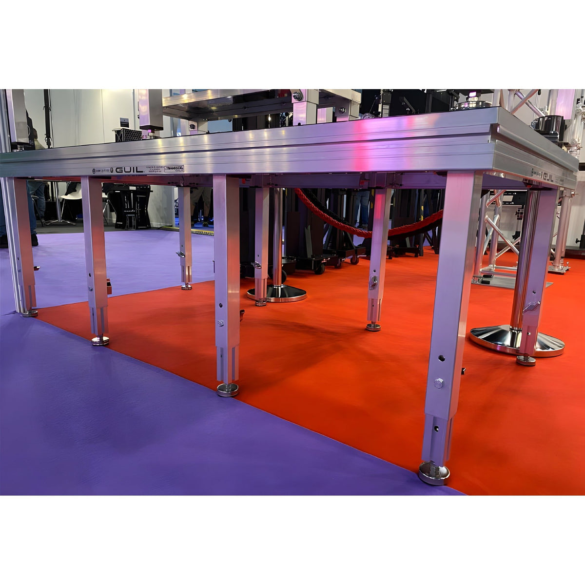GUIL TM440XXL - Tarima profesional de aluminio con tablero de abedul (21 mm) (PATAS NO INCLUIDAS) - Tempo Shop