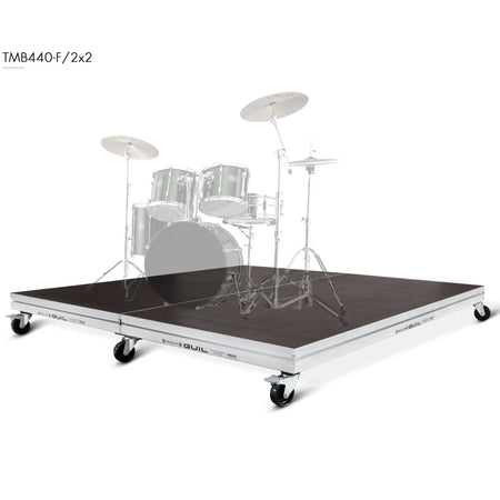 GUIL TMB440-F - Tarimas modulares con ruedas para batería. Altura de tarima al suelo 24 cm. Incluye todos los componentes - T