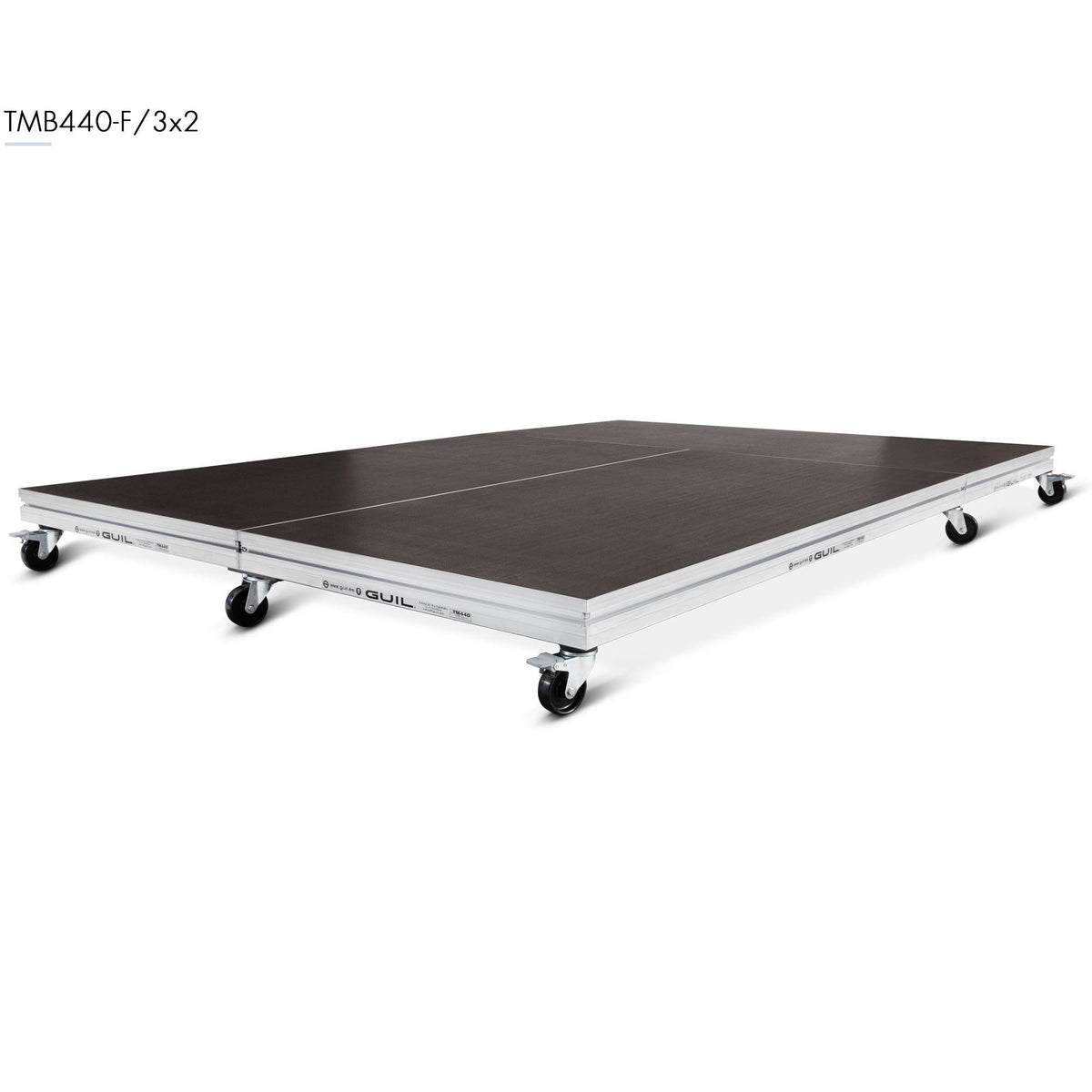 GUIL TMB440-F - Tarimas modulares con ruedas para batería. Altura de tarima al suelo 24 cm. Incluye todos los componentes - T