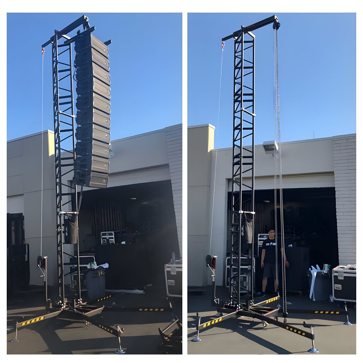 GUIL TMD-545/N - Torre para la elevación de equipos Line Array. Compacto (Volumen: 1,49 m3) - Tempo Shop