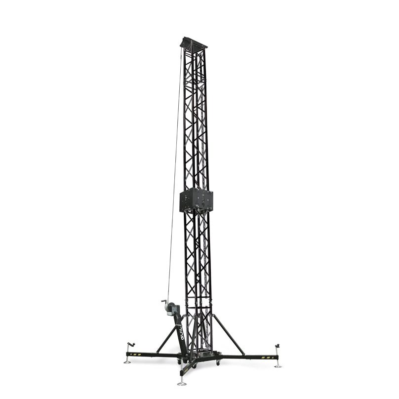 GUIL TMD-600N/7 - Torre Ground Support con cabrestante de doble palanca. Color negro - Tempo Shop