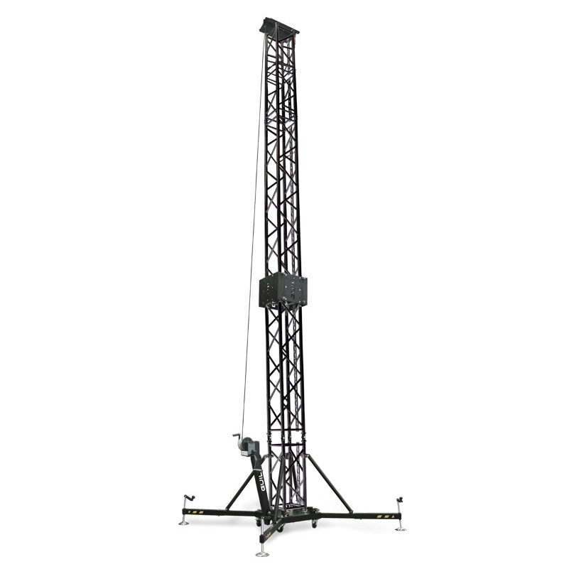 GUIL TMD-600N/8 - Torre Ground Support con cabrestante de doble palanca. Color negro - Tempo Shop