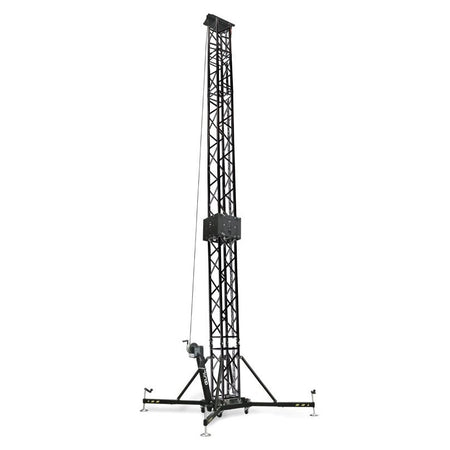 GUIL TMD-600N/8 - Torre Ground Support con cabrestante de doble palanca. Color negro - Tempo Shop