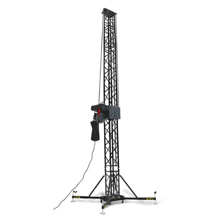 GUIL TMD-900N/8 - Torre Ground Support. Elevación mediante polipasto eléctrico. Color negro - Tempo Shop