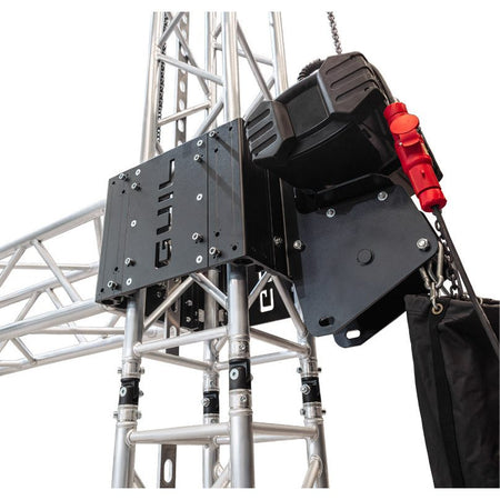 GUIL TMD-900N/8 - Torre Ground Support. Elevación mediante polipasto eléctrico. Color negro - Tempo Shop