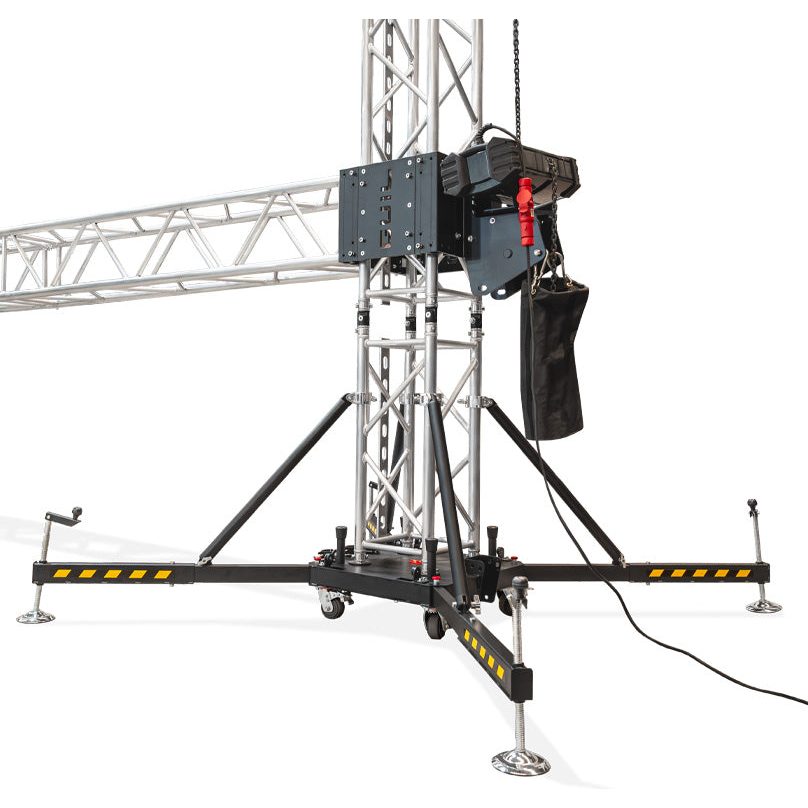 GUIL TMD-900N/8 - Torre Ground Support. Elevación mediante polipasto eléctrico. Color negro - Tempo Shop