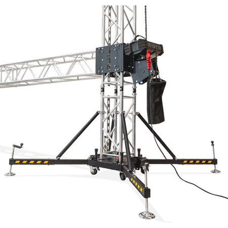 GUIL TMD-900N/8 - Torre Ground Support. Elevación mediante polipasto eléctrico. Color negro - Tempo Shop