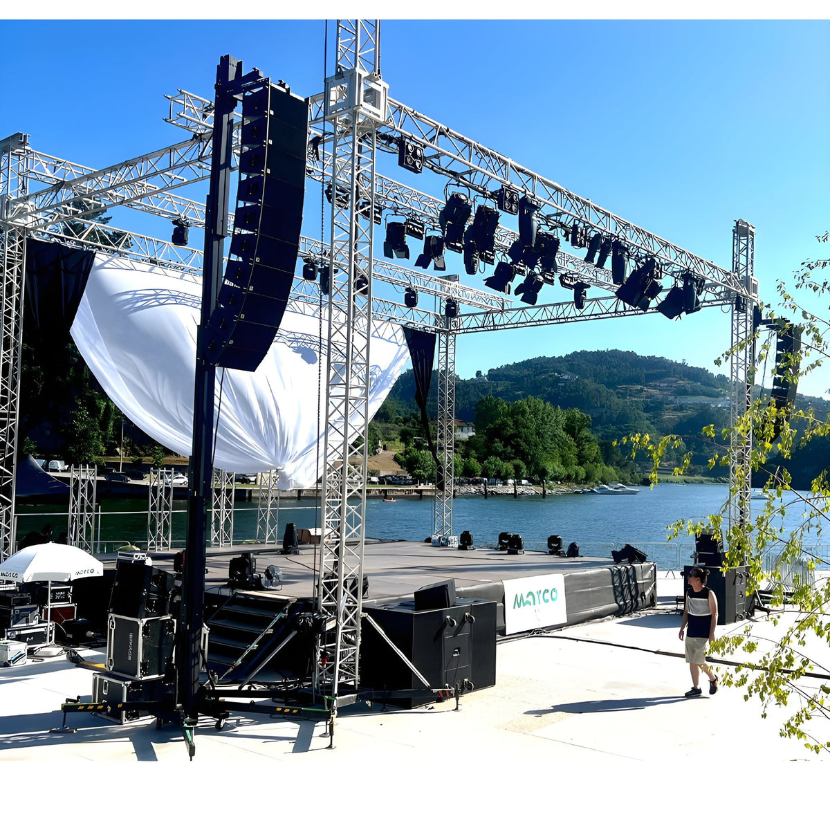 GUIL ULK 800 - Torres de elevación de carga frontal (para Line Array y Truss) - Tempo Shop