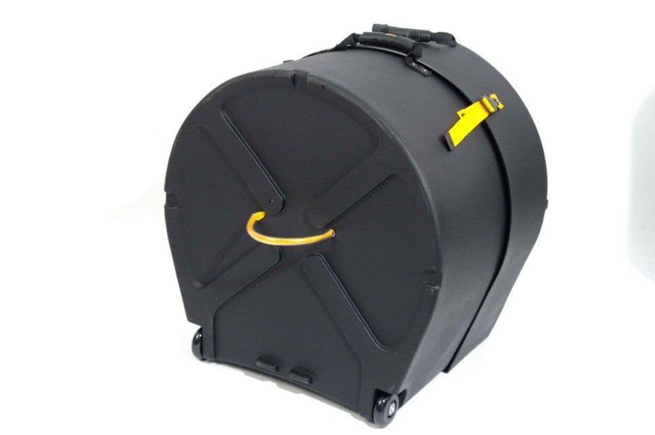 Hardcase HNMB28PB - Estuche rígido para bombo de marching 28" × 16/18" con ruedas (Pipe Band)