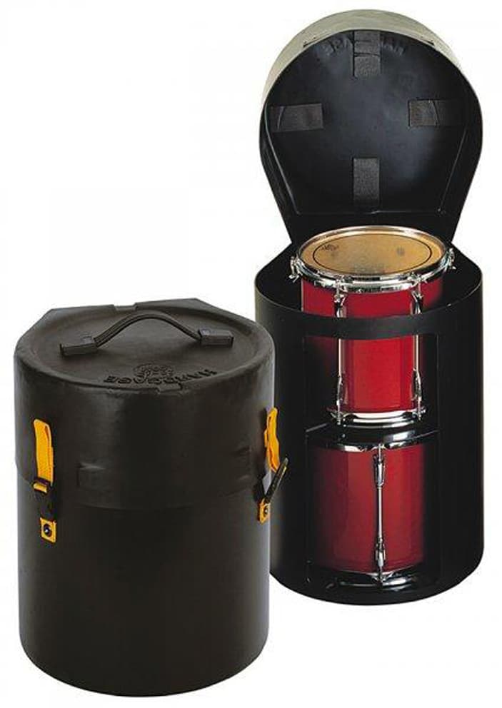 Hardcase HC8-10C - Estuche combo toms 08″–10″ rígido, apilable y con separador acolchado