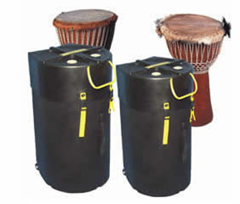 Hardcase HCDJ16 (HNDJ16) - Estuche rígido con ruedas para djembe de 16″
