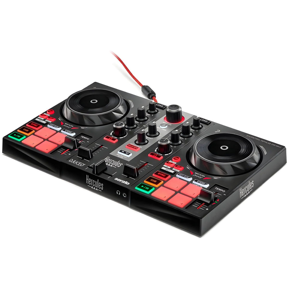 Hercules DJ DJCONTROL INPULSE 200 MK2 - Controladora de DJ - Tempo Shop