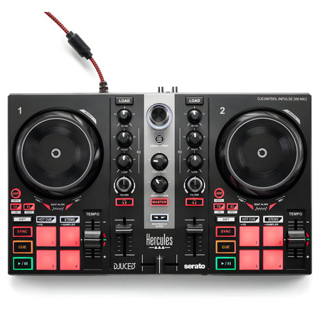 Hercules DJ DJCONTROL INPULSE 200 MK2 - Controladora de DJ - Tempo Shop