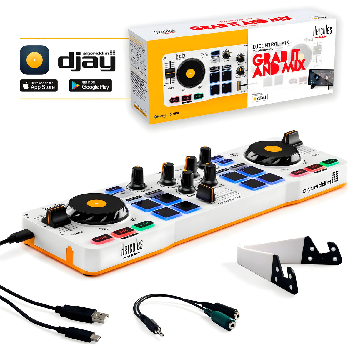 Hercules DJ DJCONTROL MIX - Controladora de DJ - Tempo Shop