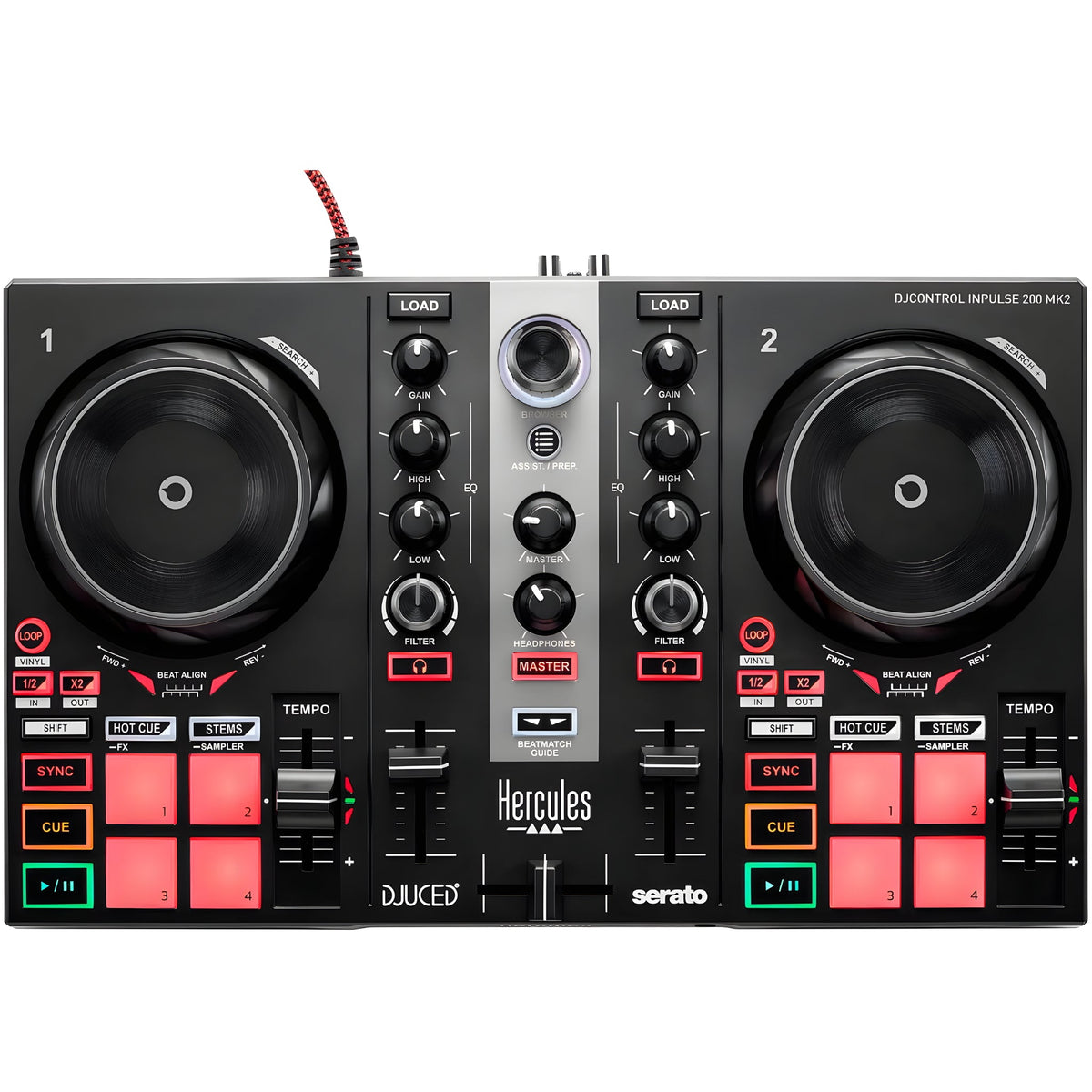 Hercules DJ DJLEARNING KIT MK2 - Pack controladora de DJ - Tempo Shop