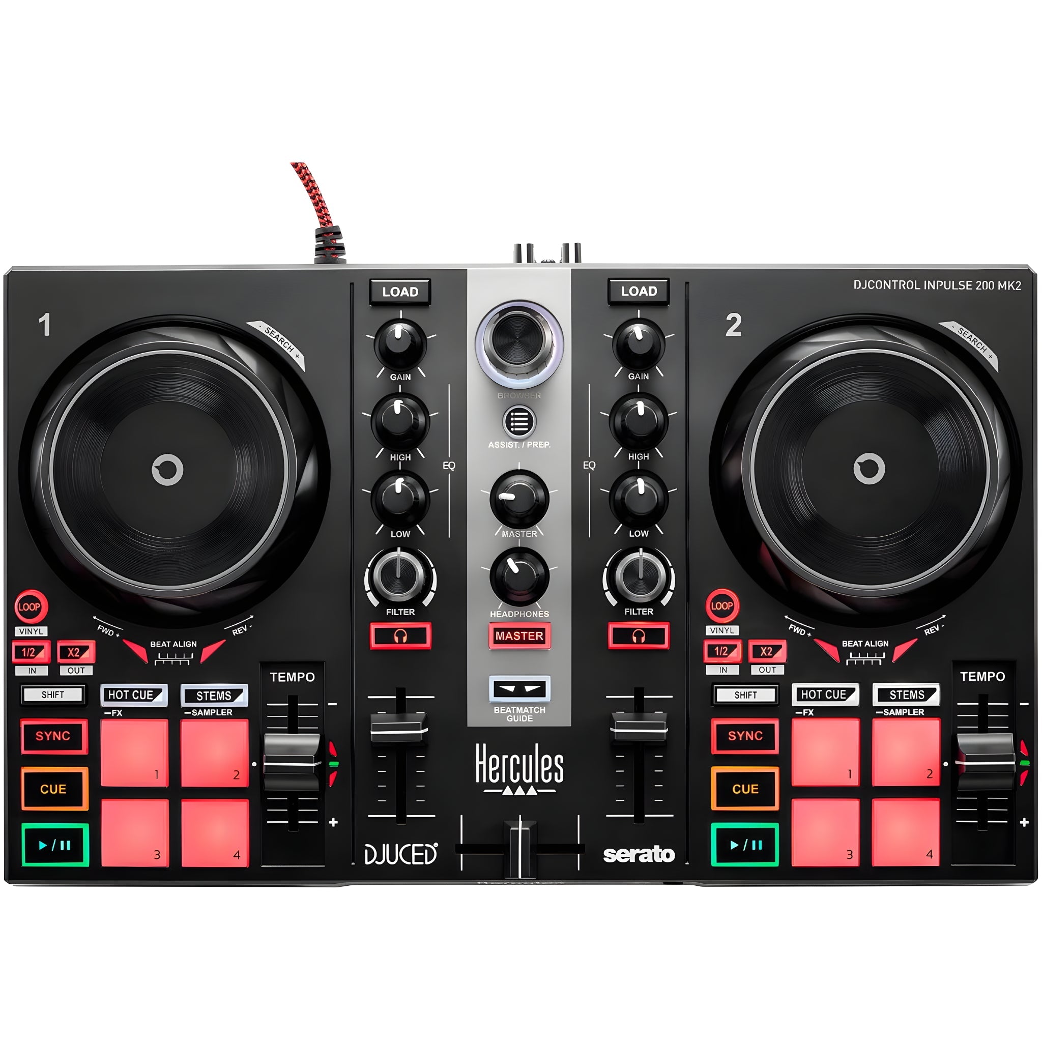 Hercules DJ DJLEARNING KIT MK2 - Pack controladora de DJ - Tempo Shop
