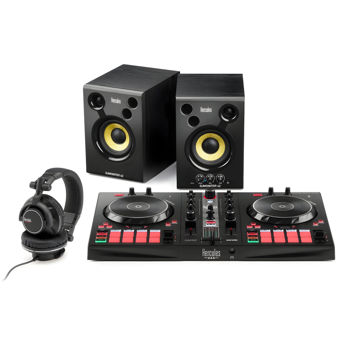 Hercules DJ ESSENTIALS KIT - Pack controladora de DJ - Tempo Shop