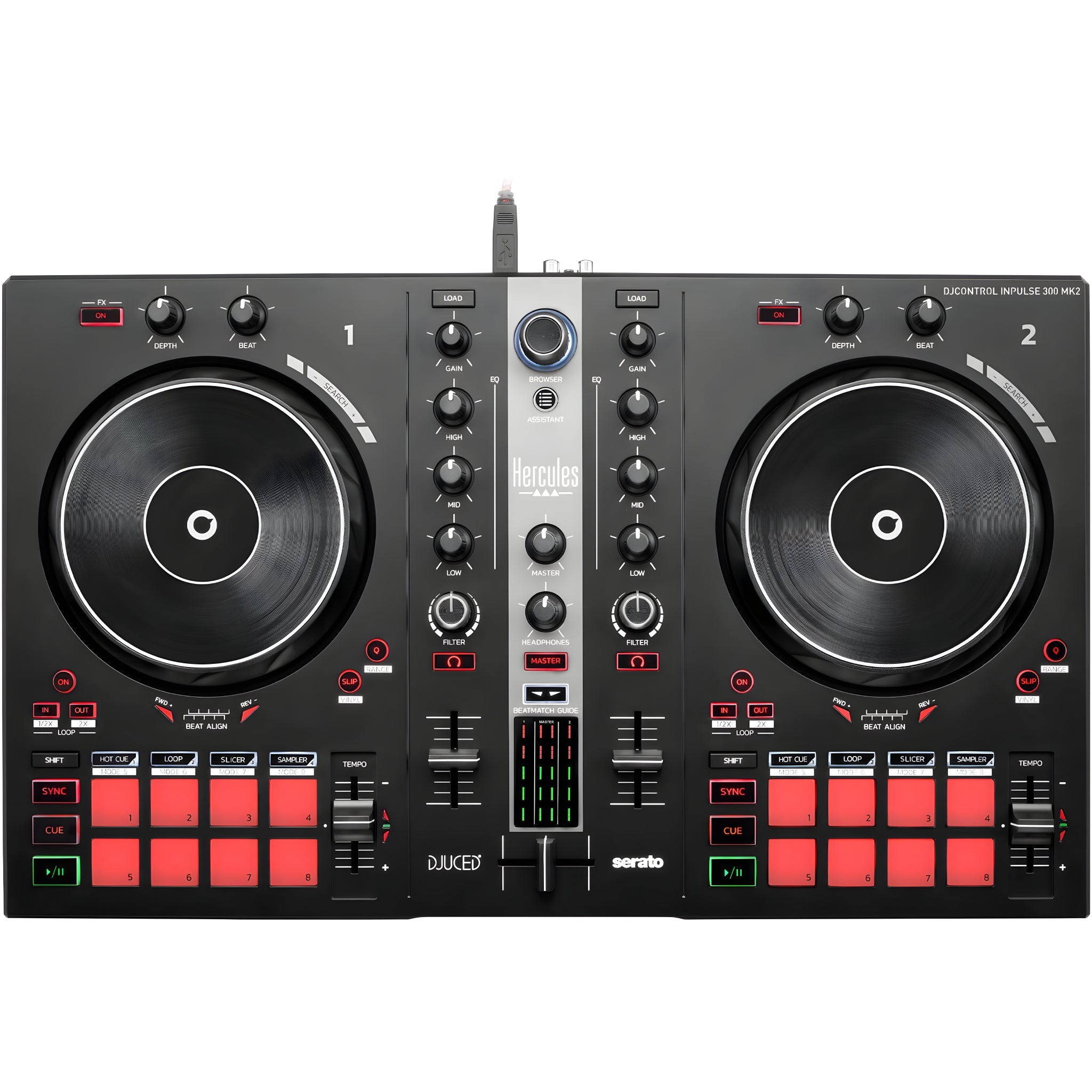 Hercules DJ ESSENTIALS KIT - Pack controladora de DJ - Tempo Shop