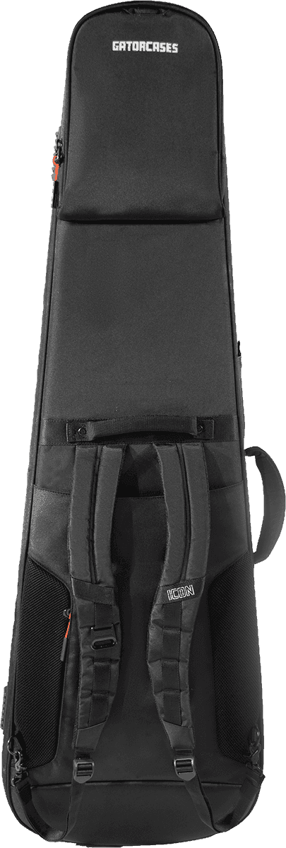 Gator G-ICONBASS - Softcase premium ICON para bajo eléctrico resistente a la intemperie - Negro