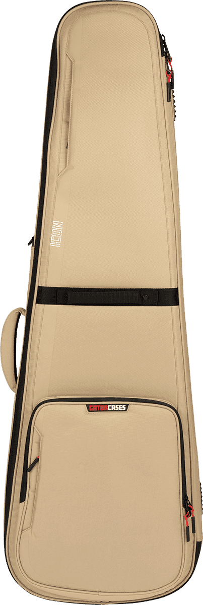 Gator G-ICONBASS-KHK - Funda softcase premium para bajo eléctrico Gator G-ICON beige/kaki