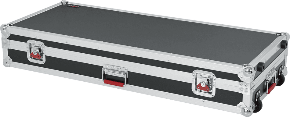 Gator G-TOUR-61V2 - Flightcase ATA de madera con ruedas para teclado 61 notas (111,8 x 44,1 x 15,2 cm)