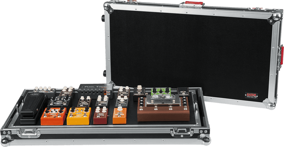 Gator G-TOUR-PB-XLGW - Estuche + pedalboard extra grande 34" x 17" con ruedas
