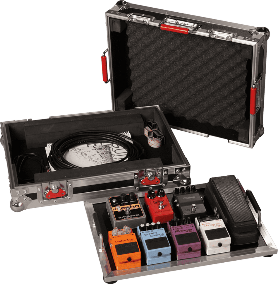 Gator G-TOUR-PEDALBOARD - Flightcase ATA con pedalboard extraíble 17" x 11" para 8-10 pedales