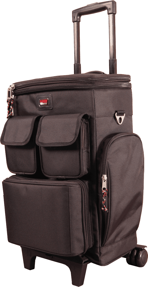 Gator GKLT25W - Mochila trolley semirrígida para teclado 25 notas y portátil “Gator GK” con ruedas