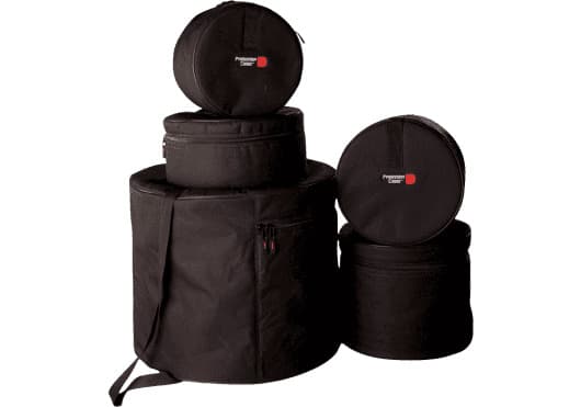 Gator GP-FUSION-100 - Set fundas batería fusión 5 piezas 10-12-14-22 + caja 14x5,5" "Gator Nylon"